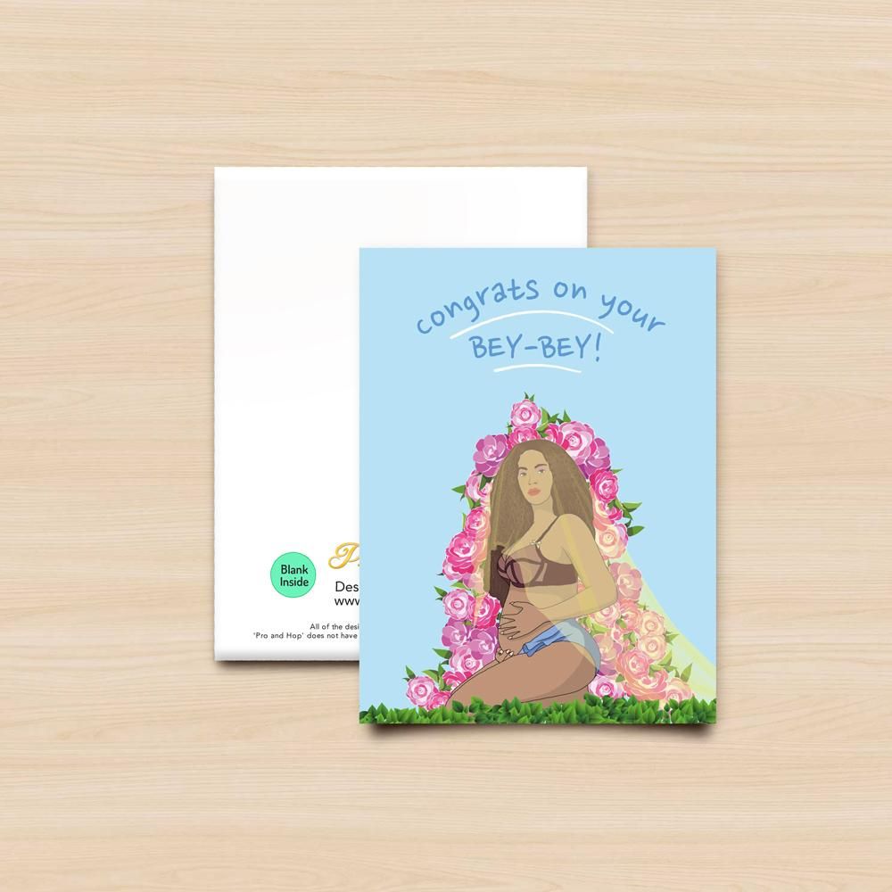 Pro & Hop Bey Bey Greeting Card