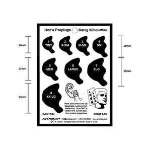 Docs Proplugs Non-Vented Blue Earplugs
