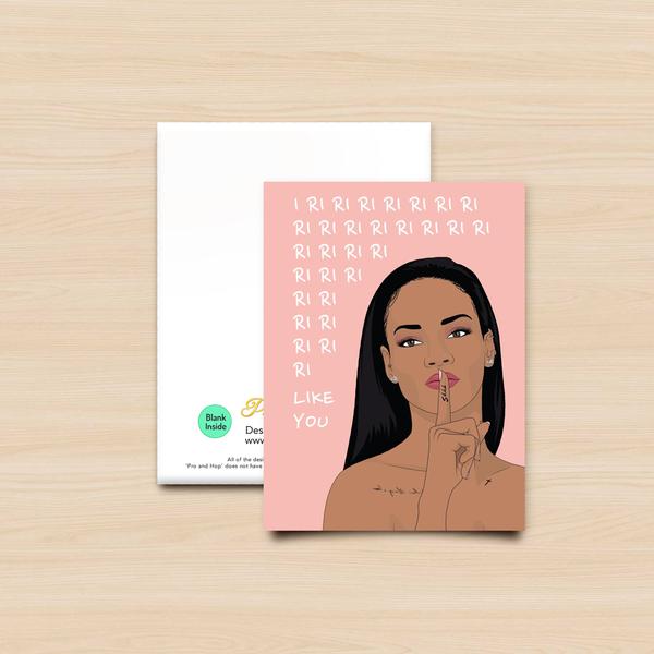 Pro & Hop RiRi Greeting Card