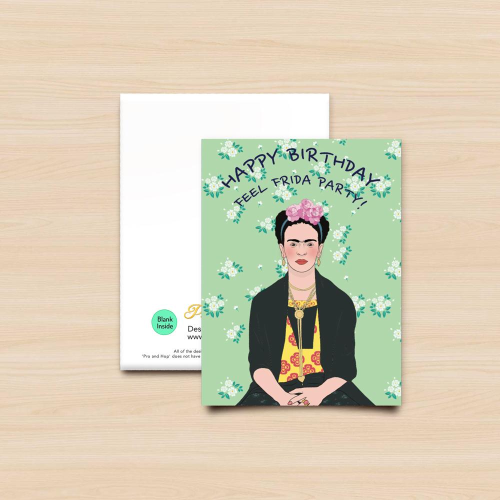 Pro & Hop Frida Greeting Card