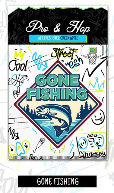 Pro & Hop Gone Fishing Air Freshener