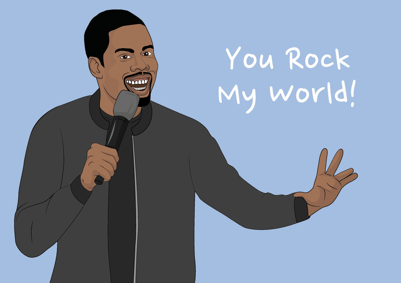 Pro & Hop Chris Rock Greeting Card