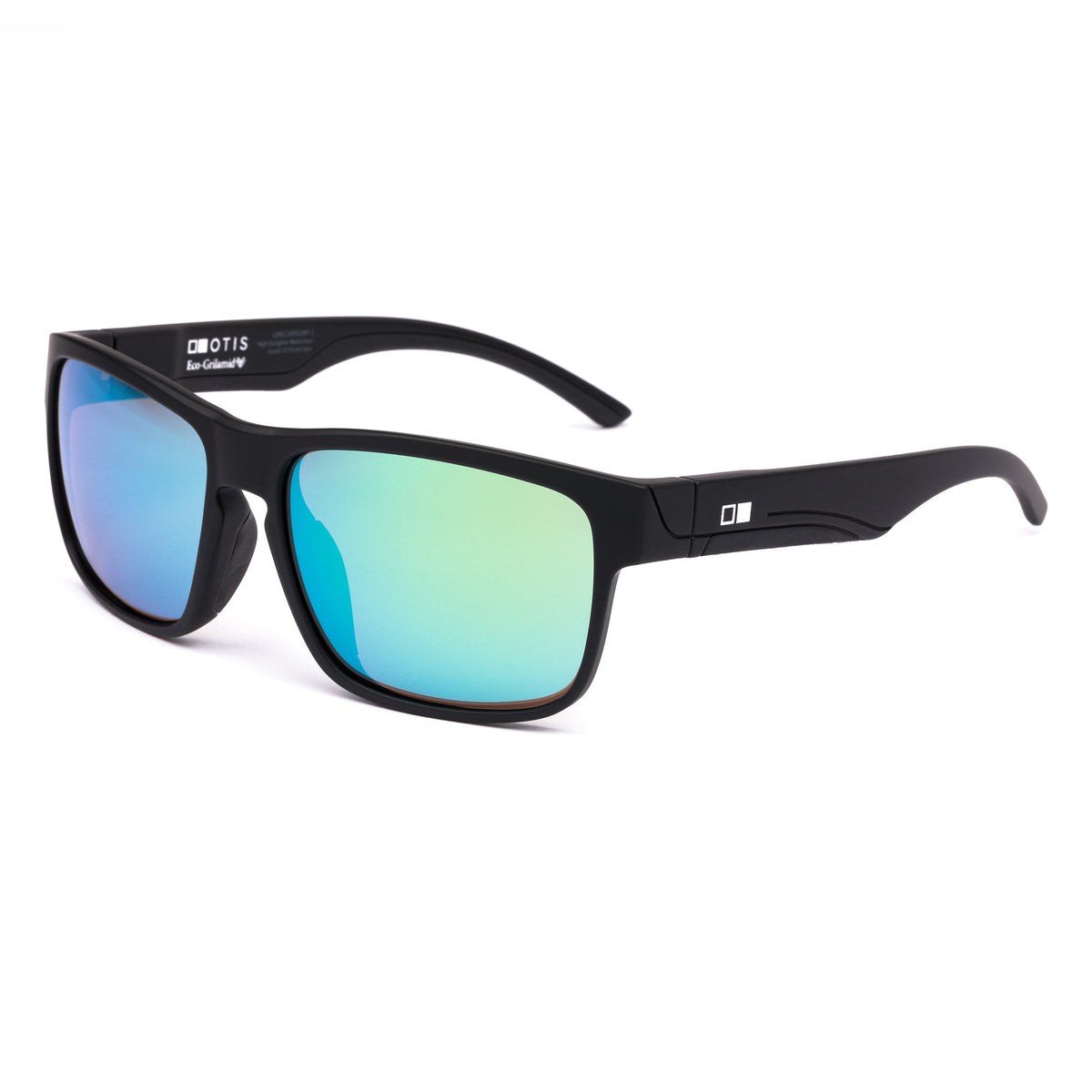 Otis Rambler Sport Matte Black/ L.I.T Polar Mirror Green