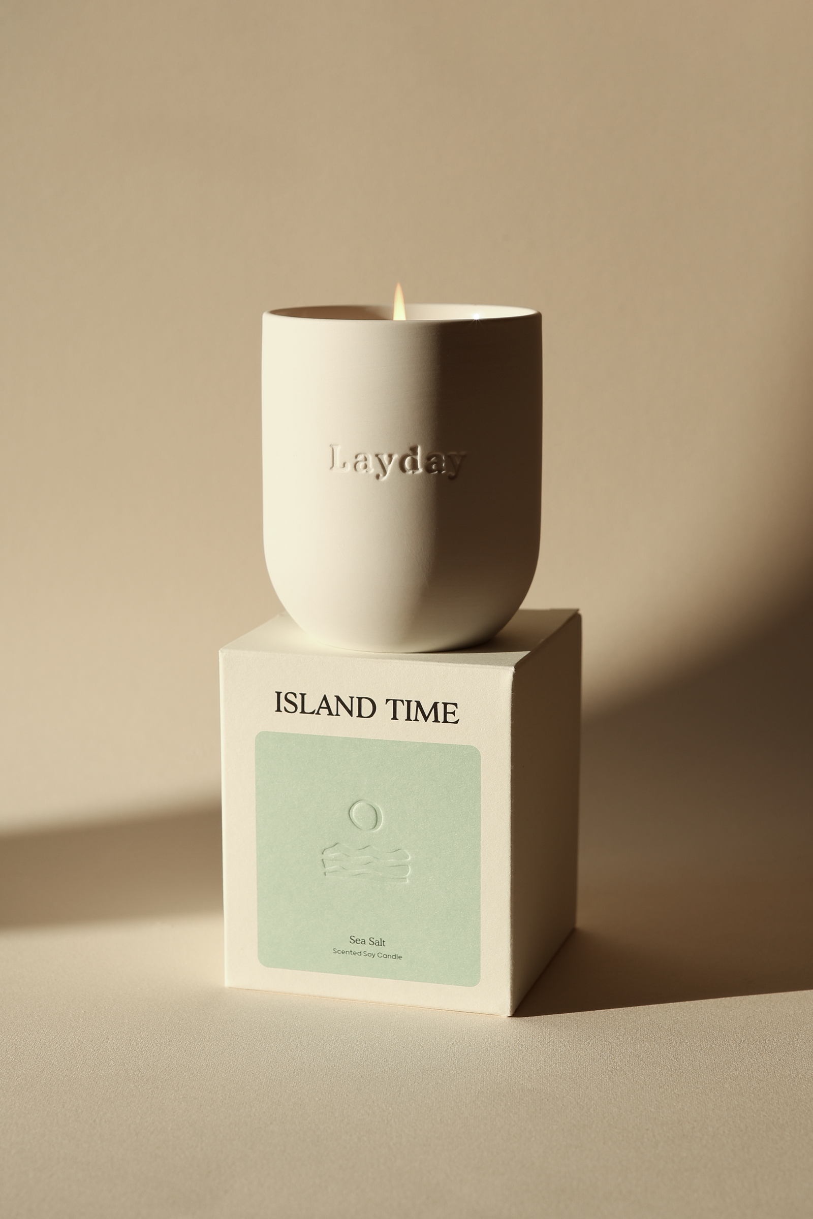 Layday Island Time Candle - Sea Salt
