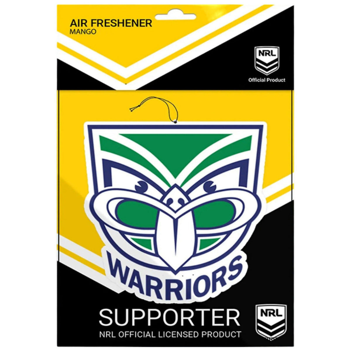 Pro & Hop NRL Warriors Air Freshener