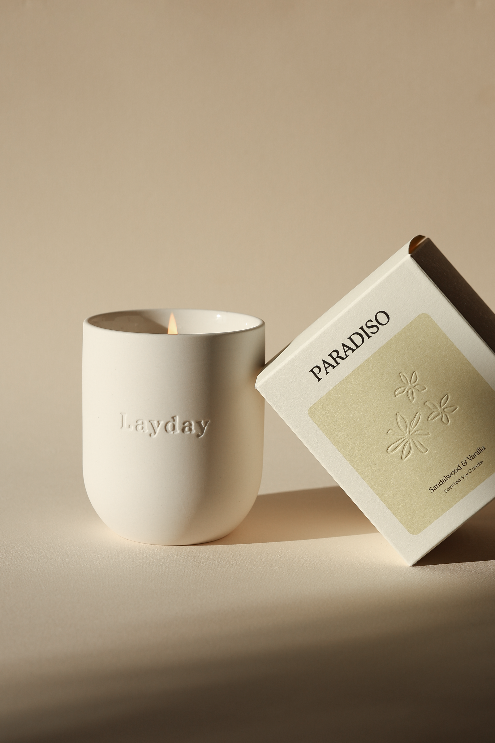 Layday Paradiso Candle - Sandalwood & Vanilla