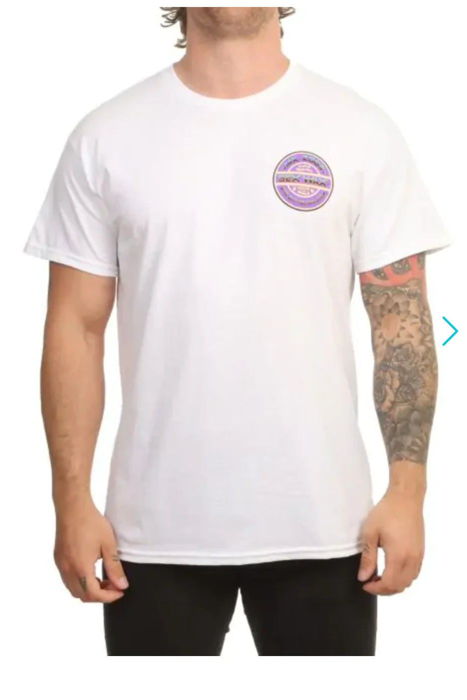 Sexwax Two Tone Tee White Large
