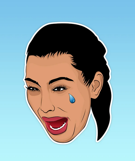 Pro & Hop Kim Crying Sticker