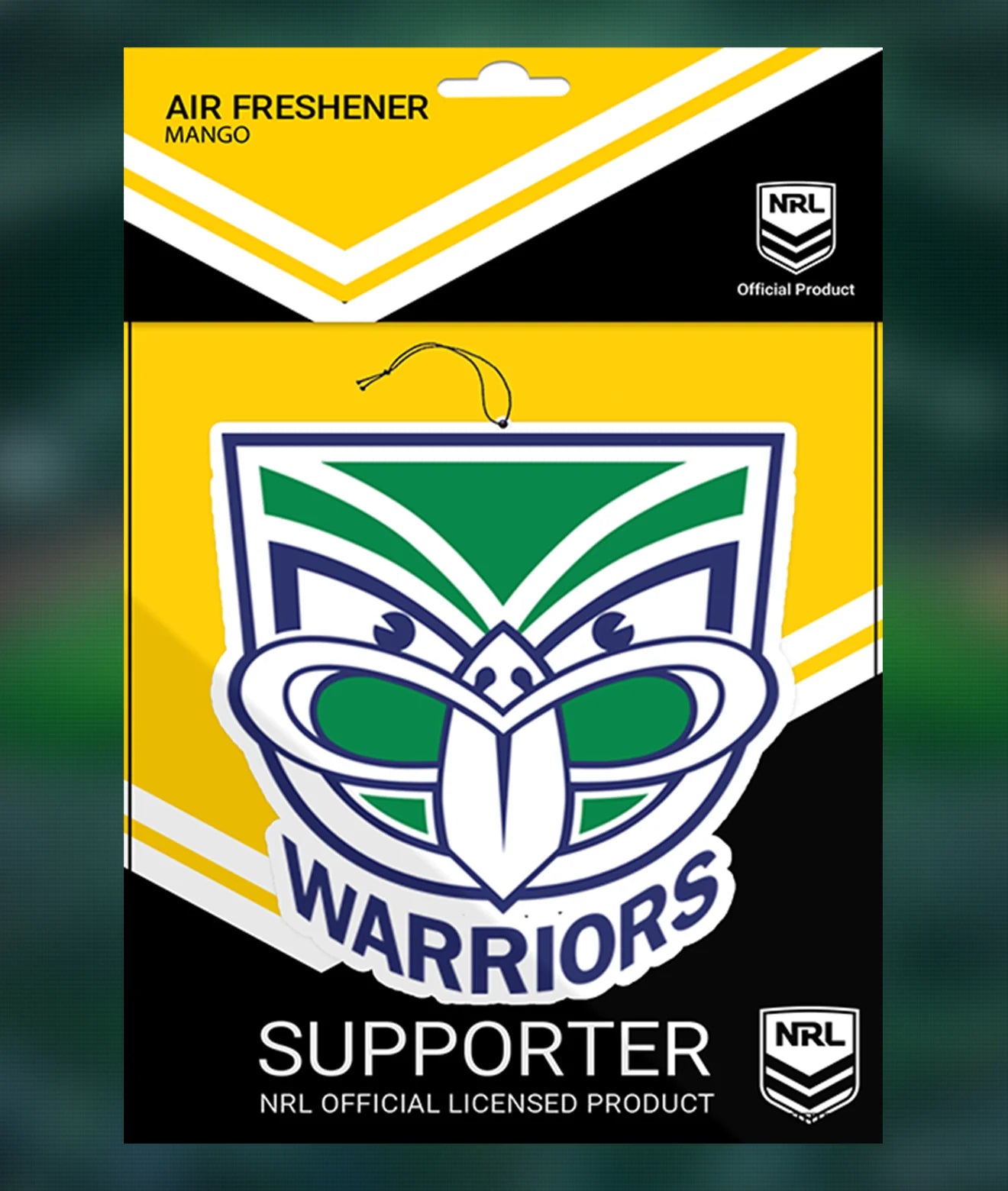 Pro & Hop NRL Warriors Air Freshener