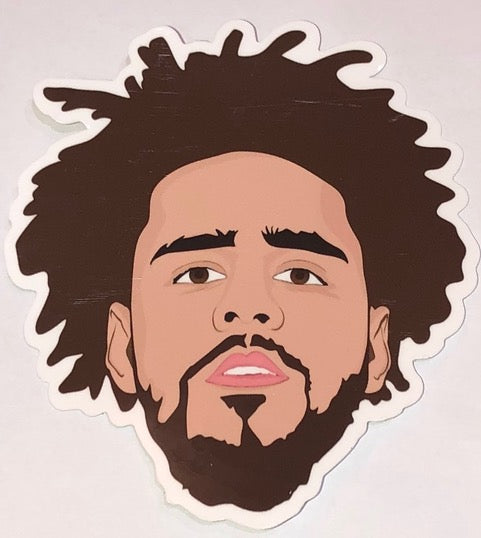 Pro & Hop J. Cole Sticker