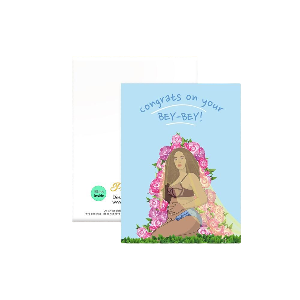 Pro & Hop Bey Bey Greeting Card