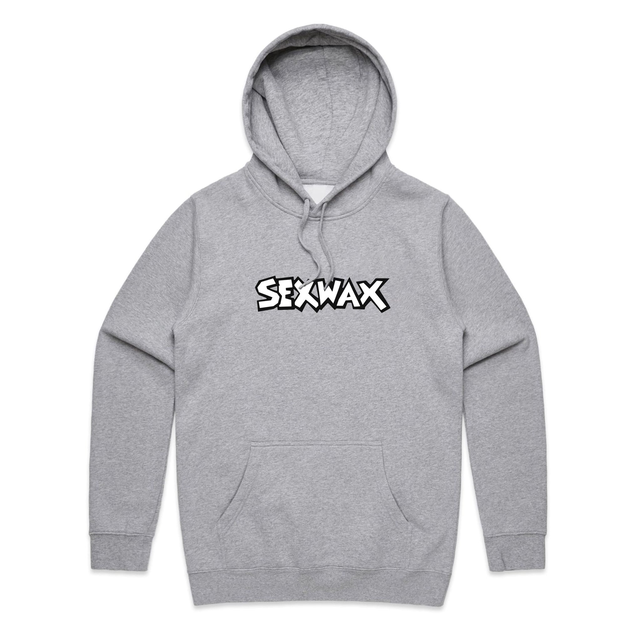 Sexwax Team Word Hooded Pullover Grey