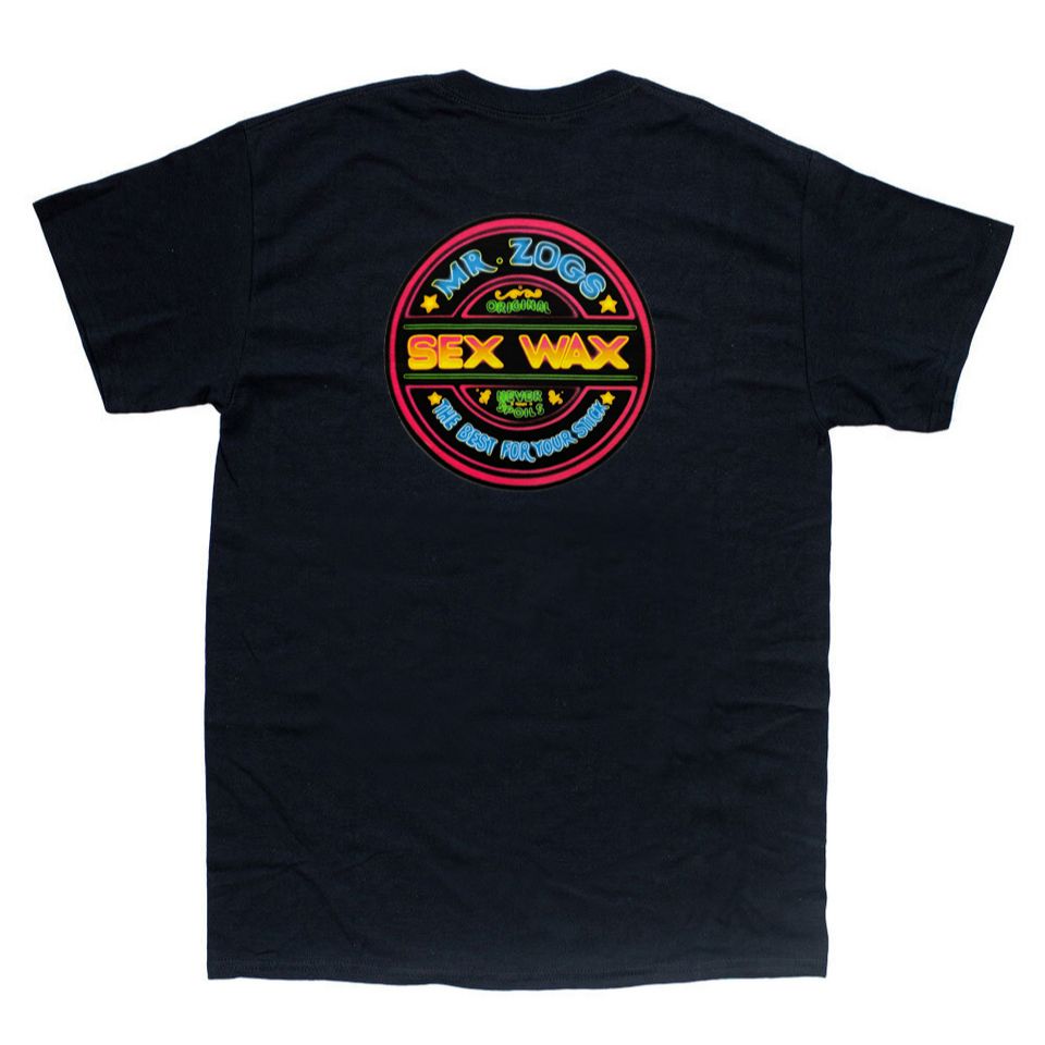 Sexwax Neon Tee Black