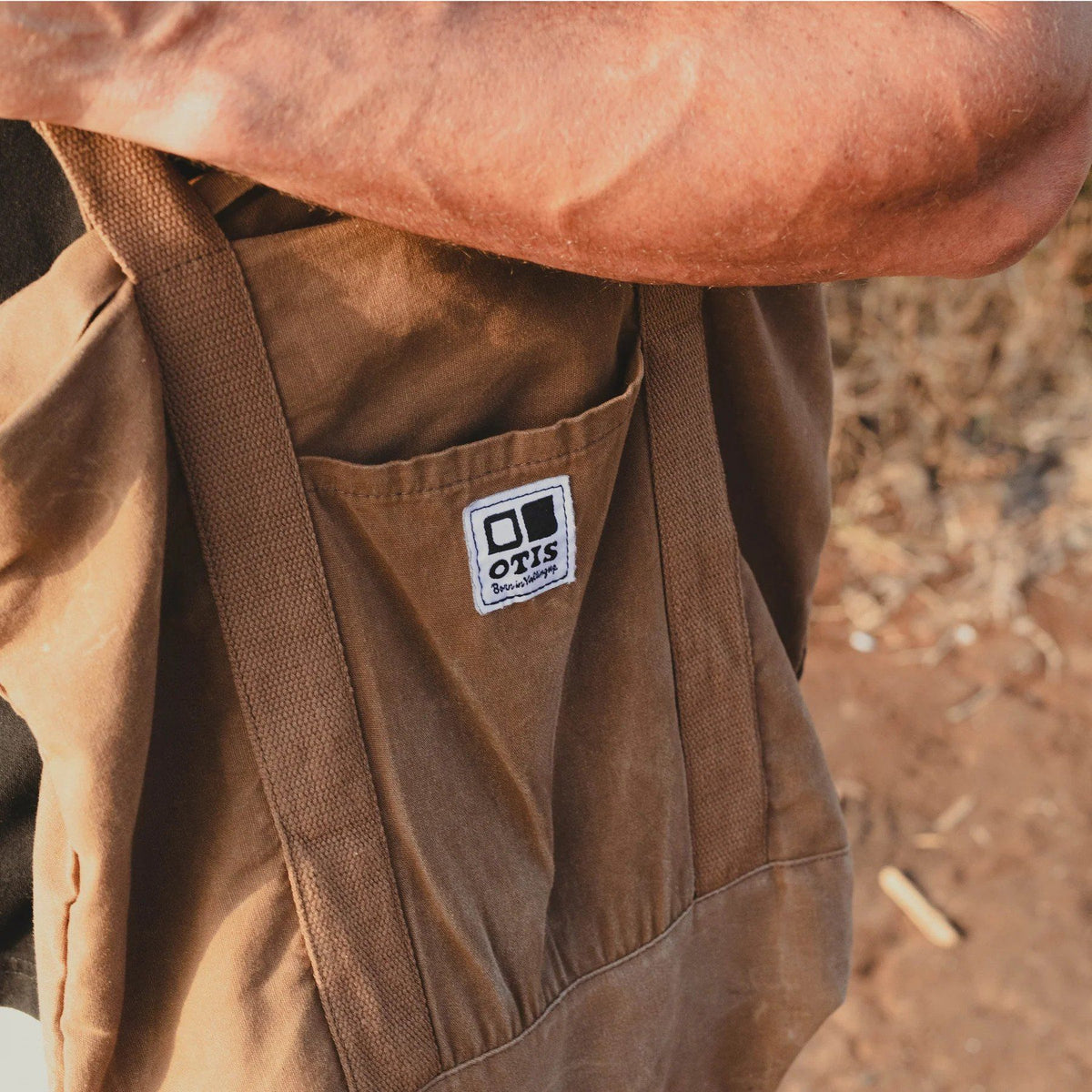 OTIS Waxed Canvas Tote Bag