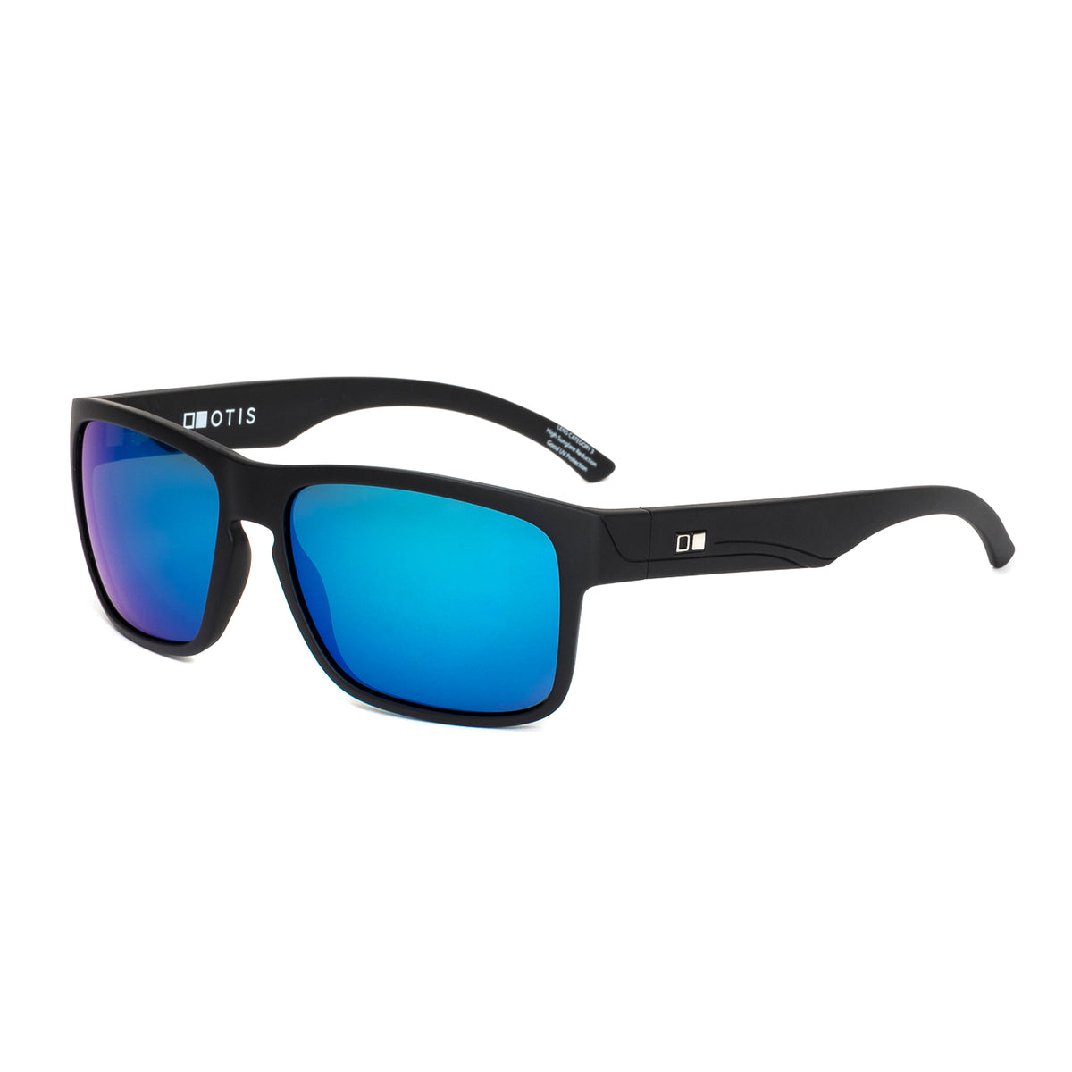 Matte black 2025 mirrored sunglasses