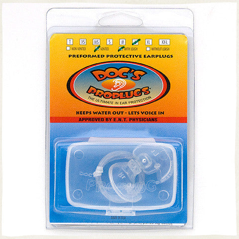 Docs Proplugs Vented Clear Earplugs